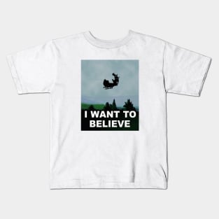 I Want To Believe - X-Mas Kids T-Shirt